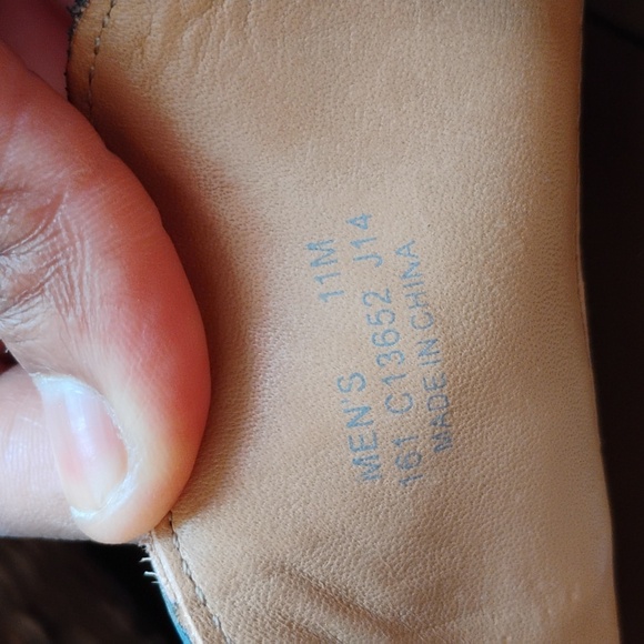 Cole Hann Men's Purple Leather Shoes, Bootie Style - Picture 9 of 9